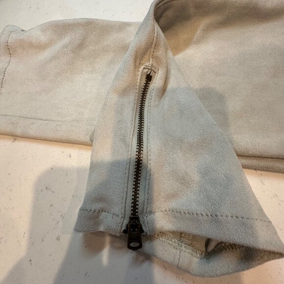 Abercrombie & Fitch Womens Super Skinny Faux Suede Pants Size 10 Beige - Picture 14 of 15